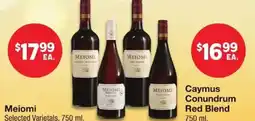 United Supermarkets Meiomi Selected Varietals offer