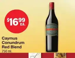 United Supermarkets Caymus Conundrum Red Blend offer
