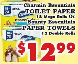Foodland Charmin Essentials toilet paper offer