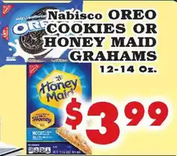 Foodland Nabisco Oreo cookies or honey maid grahams offer