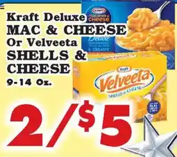 Foodland Kraft deluxe mac & cheese or velveeta shells & cheese offer