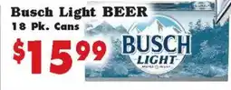 Foodland Busch Light Beer offer