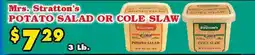 Foodland Mrs. Stratton's potato salad or cole slaw offer