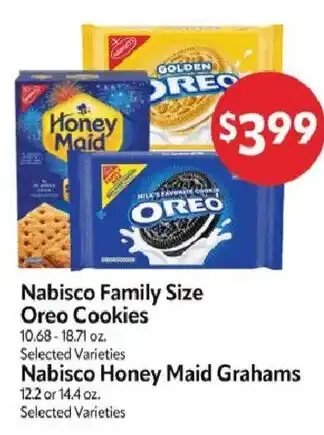 Nabisco Family Size Oreo Cookies