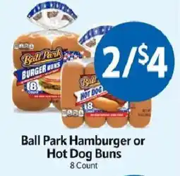 Homeland Market Ball Park Hamburger or Hot Dog Buns offer
