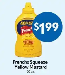 Homeland Market Frenchs squeeze yellow mustard offer