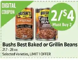 Homeland Market Bushs Best Baked or Grillin Beans offer