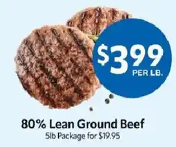 Homeland Market 80% Lean Ground Beef offer