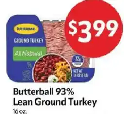 Homeland Market Butterball ground turkey offer