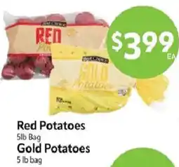Homeland Market Red Potatoes offer
