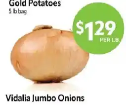 Homeland Market Vidalia Jumbo Onions offer