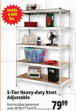 Ocean State Job Lot 5-Tier Heavy-duty Rivet Adjustable offer