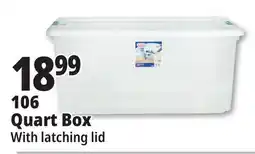 Ocean State Job Lot Sterilite Latch Top Storage Box 106 Qt offer