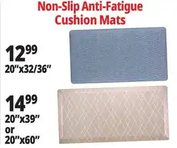 Ocean State Job Lot Non-Slip Anti-Fatigue Cushion Mats offer