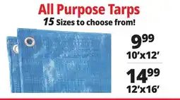 Ocean State Job Lot All Purpose Tarps offer