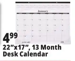 Ocean State Job Lot 2027 Wall Calendars 22x17, 13 Month Desk Calendar offer