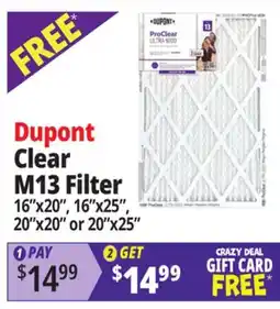 Ocean State Job Lot Dupont Clear M13 Filter offer