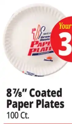 Ocean State Job Lot 8⅞ Coated Paper Plates offer