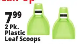 Ocean State Job Lot Plastic Leaf Scoops 2-Count offer