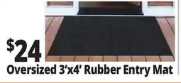 Ocean State Job Lot Oversized 3'x4' Rubber Entry Mat offer