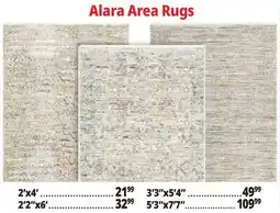 Ocean State Job Lot Alara Area Rugs offer
