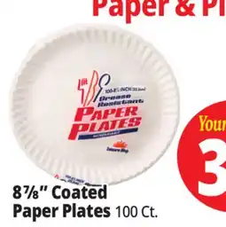 Ocean State Job Lot 8 7/8 Coated Paper Plates offer