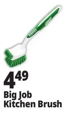 Ocean State Job Lot Libman Big Job Kitchen Brush offer