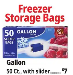 Ocean State Job Lot Freezer Storage Bags offer