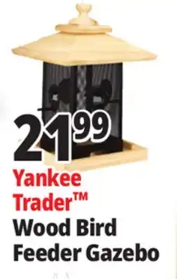 Ocean State Job Lot Yankee Trader Wood Bird Feeder Gazebo offer