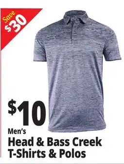 Ocean State Job Lot Men's Head & Bass Creek T-Shirts & Polos offer