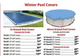 Ocean State Job Lot Winter Pool Covers offer