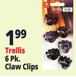 Ocean State Job Lot Trellis Boutique Round Assorted Mini Hair Claws 6 Count offer