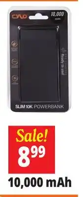 Ocean State Job Lot SLIM 10K POWER BANK offer