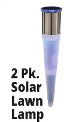 Ocean State Job Lot Solar Lights 2 Pk. Solar Lawn Lamp offer
