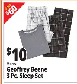 Ocean State Job Lot Men's Geoffrey Beene 3 Pc. Sleep Set offer