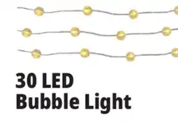 Ocean State Job Lot 30 LED Bubble Light offer
