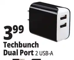 Ocean State Job Lot TechBunch Dual USB Wall Charger offer