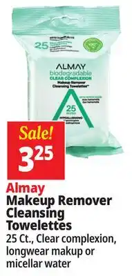 Ocean State Job Lot Almay Makeup Remover Cleansing Towelettes offer