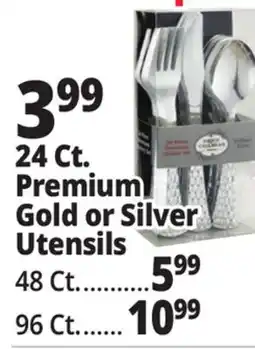 Ocean State Job Lot Smith & Callahan 48-Piece Elegant Gold Premium Cutlery Set offer