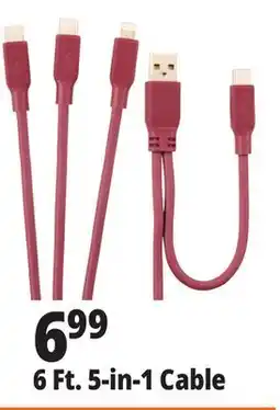 Ocean State Job Lot Acellories 4-In-1 Charging Cable offer