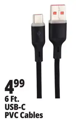 Ocean State Job Lot Tech Bunch USB-C Charging Cable 6' offer