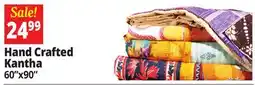 Ocean State Job Lot Handmade Kantha Quilt 60 x 90 offer