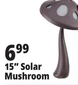 Ocean State Job Lot Outdoor Living Accents Solar LED Mushroom Light 15 offer