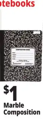 Ocean State Job Lot Marble Wide Ruled Composition Notebook 100 Sheets offer