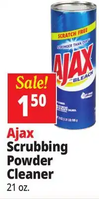Ocean State Job Lot Ajax with Bleach Powder Cleanser 21 oz offer