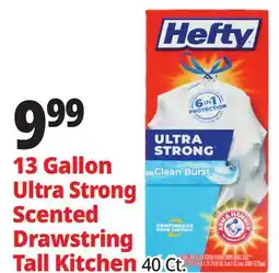 Ocean State Job Lot 13 Gallon Ultra Strong Scented Drawstring Tall Kitchen offer