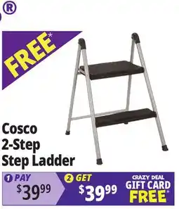 Ocean State Job Lot Cosco 2-Step Folding Step Stool offer