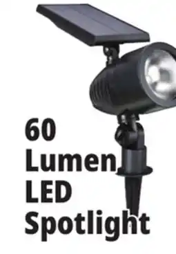 Ocean State Job Lot Outdoor Living Accents Solar LED Spotlight offer
