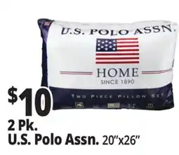 Ocean State Job Lot U.S. Polo Standard Pillows 2 Count offer