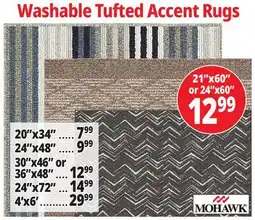 Ocean State Job Lot Washable Tufted Accent Rugs offer